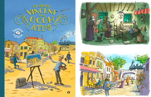 De Grote Van Gogh Atlas Junior Editie met twee illustraties uit het boek
