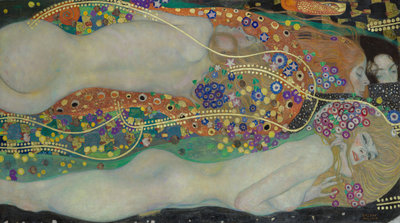 Gustav Klimt, Waterslangen II, 1904, bewerkt 1906-1907, privécollectie, courtesy of HomeArt, Hongkong