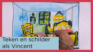 Thumbnail voor de video afspeellijst Teken en schilder als Vincent
