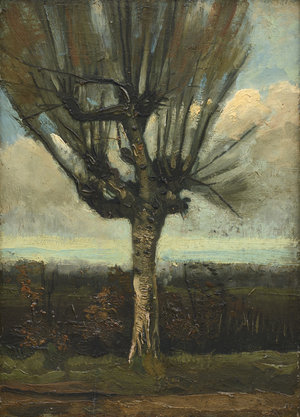 Vincent van Gogh, Knotberk, herfst 1884. Olieverf op doek (op paneel), 40,5 x 29,5 cm, collectie Van Lanscho
