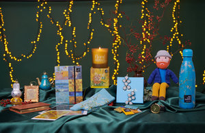 Producten uit de webshop van het Van Gogh Museum rondom de kerstdagen