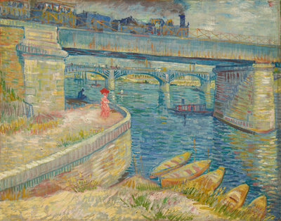 Vincent van Gogh, Bruggen over de Seine bij Asnières, 1887, Sammlung Emil Buhrle, in langdurig bruikleen bij Kunsthaus Zürich